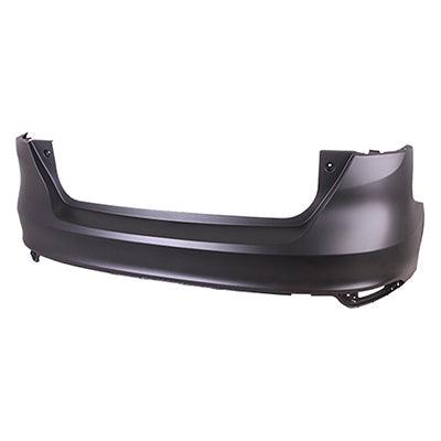 Bumper Rear Ford Focus 2015-2018 Primed Without Sensor Hole Hatchback , FO1100712