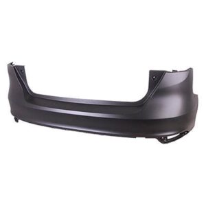 Bumper Rear Ford Focus 2015-2018 Primed Without Sensor Hole Hatchback Capa , FO1100712C