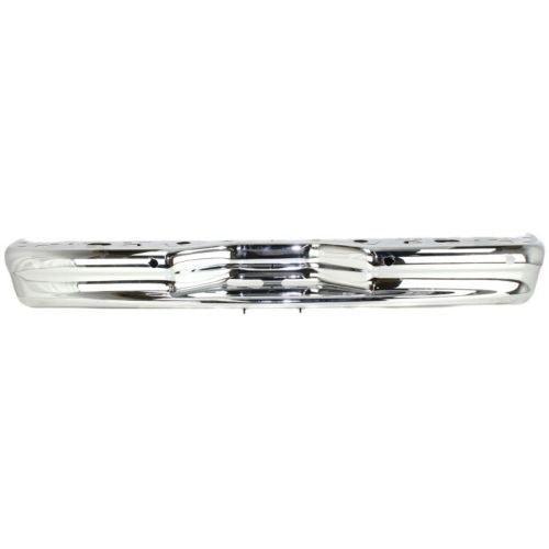 Bumper Face Bar Rear Ford Econoline 2007-2014 Chrome With Sensor Hole , FO1102365