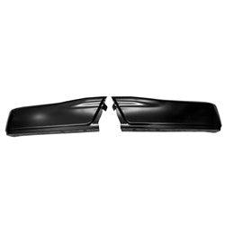 Bumper Face Bar Rear Driver Side/Passenger Side Set Ford F150 2015-2020 Black Without Sensor , FO1102382