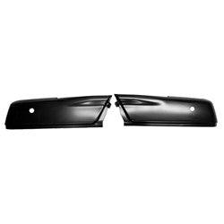 Bumper Face Bar Rear Driver Side/Passenger Side Ford F150 2015-2020 (Set) Black With Sensor , Fo1102383U - Hunt Parts