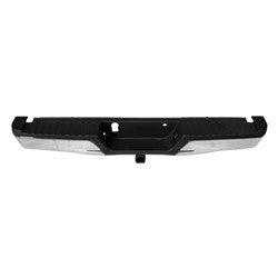 Bumper Rear Ford F150 2015-2020 Assembly Chrome With Black Pad With Max Tow Hitch Without Sensor , FO1103187