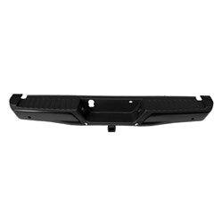 Bumper Rear Ford F150 2015-2020 Assembly Black With Black Pad With Base Tow Hitch/Sensor , FO1103190