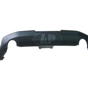 Valance Bumper Rear Ford Mustang 2012 Black Without Sensor Hole Base/Gt Capa , FO1195115C