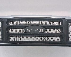 Grille Ford F150 2004 Chrome/Black With Bars Exclude Heritage Model , FO1200413