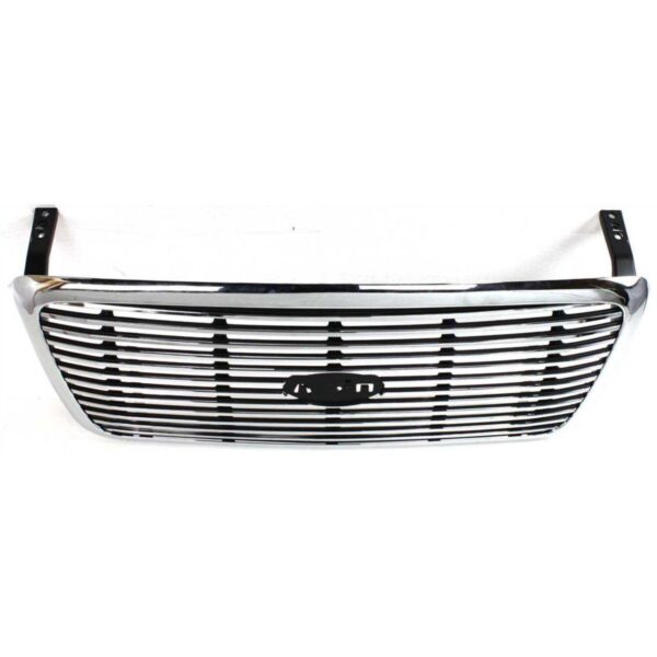 Grille Ford F150 2007-2008 Chrome With Chrome Front Lariat , FO1200502 - Image 5