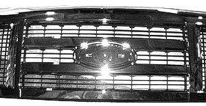 Grille Ford E350 2015-2021 Grey With Chrome Molding , FO1200507
