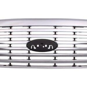 Grille Ford F150 2010-2012 Chrome Frame 6 Chrome Bars Billet Style , FO1200531