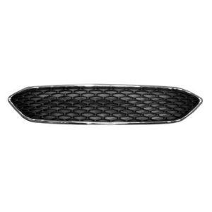 Grille Ford Focus 2015-2018 Matte Black Honeycomb With Chrome Moulding S/Se Std Models , FO1200575