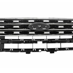 Grille Ford Explorer 2016-2017 Silver With Chrome Base/Ltd/Xlt Model , FO1200579
