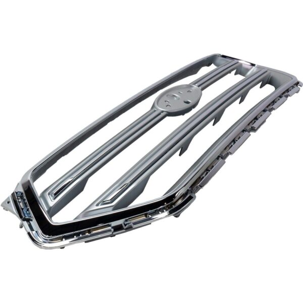 Grille Ford Escape 2017-2019 Ptd Silver With Chrome Surearound For Models Without Sport , FO1200593 - Image 3