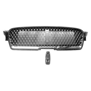 Grille Lincoln Mkz 2017-2020 Gloss Black With Satin Front/ Emblem Mount , FO1200614