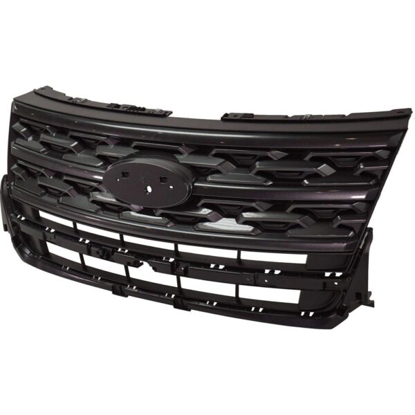 Grille Ford Explorer 2018-2019 Dark Gray Xlt Model With Sport Pkg , FO1200625 - Image 3