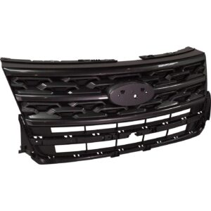 Grille Ford Explorer 2018-2019 Dark Gray Xlt Model With Sport Pkg , FO1200625