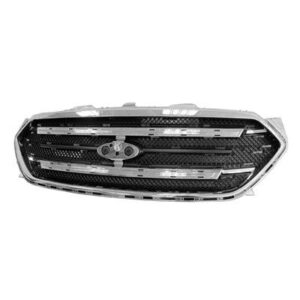 Grille Ford Taurus 2013-2019 Surearound Chrome With Black Mesh Exclude Sho Model , FO1202104