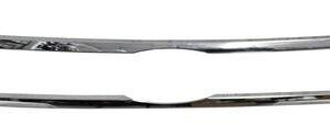 Grille Moulding Outer Center Front Ford Expedition 2018-2021 Satin Aluminium Finish Platinum Edition Model , FO1202108