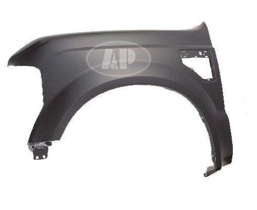Fender Front Driver Side Ford F250 2008-2010 Without Wheel Moulding Hole , FO1240259