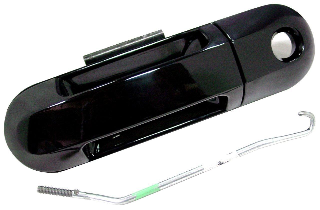 Door Handle Front Outer Driver Side Mercury Mountaineer 2002-2010 Smooth With Keyhole Ptm , FO1310138