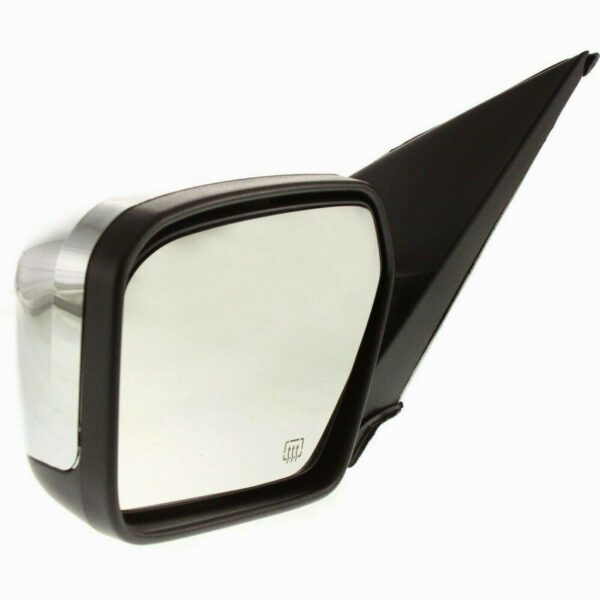 Mirror Driver Side Lincoln Zephyr 2006 Power Heated Chrome With Puddle Lamp Without Blind Spot , FO1320322 - Image 4