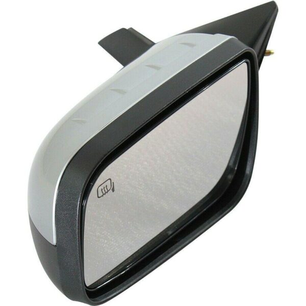 Mirror Driver Side Mercury Sable 2008-2009 Power Heated Chrome Cover With Puddle Lamp With Memory , FO1320336 - Image 4