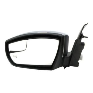 Mirror Driver Side Ford Escape 2013-2016 Power Heated With Chrome Cap With Blind Spot Without Signal , FO1320514