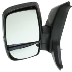 Mirror Driver Side Ford Transit T-350Hd Cargo 2015-2019 Manual Textured With Short Arm With Medium/High Roof , FO1320550