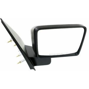 Mirror Passenger Side Ford F150 2004-2008 Manual Std Square Design Textured , FO1321244