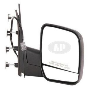 Mirror Passenger Side Ford Econoline 2002-2007 Power Textured With Dual Glass , FO1321254