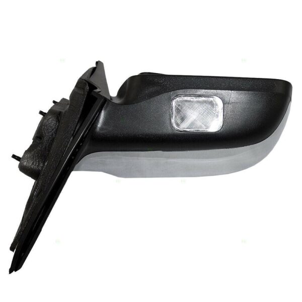 Mirror Passenger Side Lincoln Zephyr 2006 Power Heated Chrome With Puddle Lamp Without Blind Spot , FO1321322 - Image 4