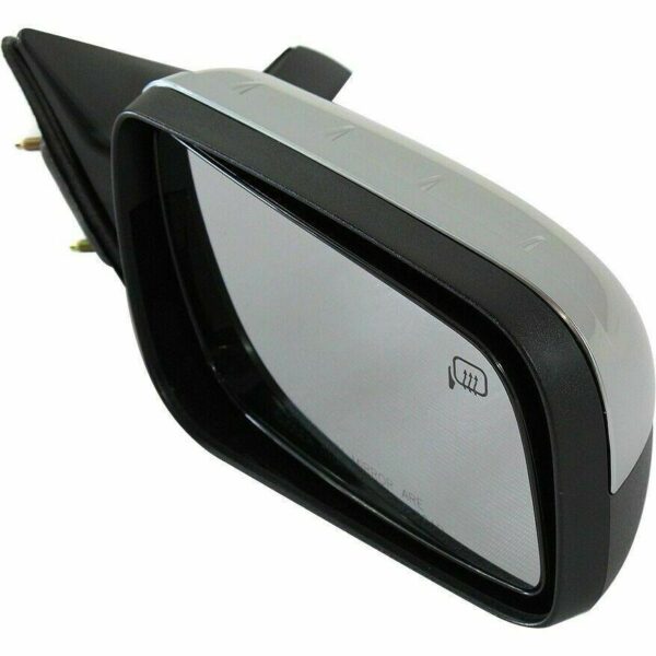 Mirror Passenger Side Mercury Sable 2008-2009 Power Heated Chrome Cover With Puddle Lamp With Memory , FO1321336 - Image 3