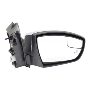 Mirror Passenger Side Ford Escape 2013-2016 Power Heated With Chrome Cap With Blind Spot Without Signal , FO1321514