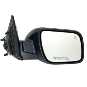 Mirror Passenger Side Ford Explorer Limited 2016-2019 Power Heated Black With Puddle Lamp/Memory/Signal/Blind Spot , FO1321617