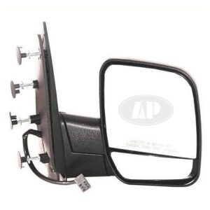 Mirror Passenger Side Ford Econoline 2002-2007 Power With Puddle Lamp With Dual Glass , FO1325102
