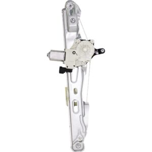 Window Regulator Rear Passenger Side Ford Transit Connect 2014 Power One Touch Open/Close Wmotor , FO1551143