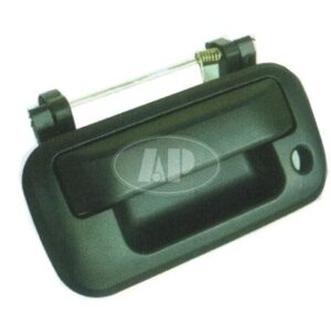 Tailgate Handle Ford F150 2004-2008 Primed Smooth Black Use Without Rear View Camera , FO1915112