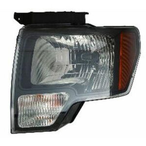 Head Lamp Driver Side Ford F150 2010-2014 Svt Raptor Model Smoked With Black Border High Quality , FO2502289