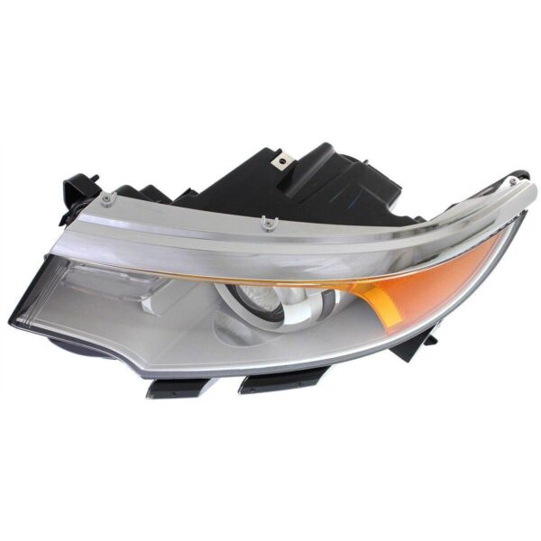 Head Lamp Driver Side Ford Edge 2011-2014 Halogen Without Sport Without Logo Chrome Bezel High Quality , FO2502291 - Image 3