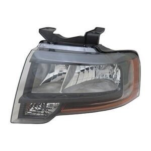 Head Lamp Driver Side Ford Expedition 2015-2017 Reflector Type Black Out High Quality , FO2502333