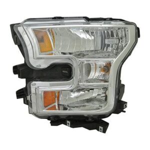 Head Lamp Driver Side Ford F150 2015-2017 Without Special Edition Pkg Chrome Bezel Regular/Crewith Extended Cab High Quality , FO2502335