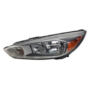 Head Lamp Driver Side Ford Focus 2015-2018 Aluminum Bezel Without Drl Without Led Sedan/ Hatchback High Quality , FO2502339