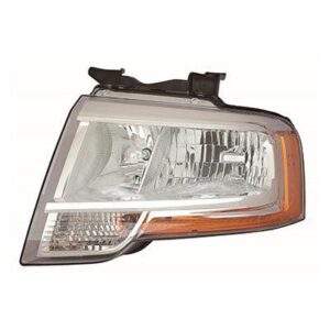 Head Lamp Driver Side Ford Expedition 2015-2017 Without Projector/Complex Reflector Blackout High Quality , FO2502346