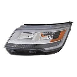 Head Lamp Driver Side Ford Explorer Limited 2018-2019 Hid Xlt/Ltd/Platinum Model With Led Signature High Quality , FO2502388
