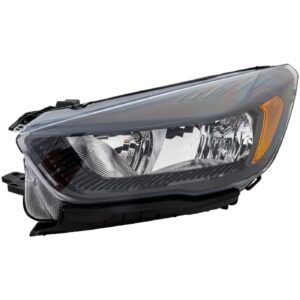 Head Lamp Driver Side Ford Escape 2018-2019 Halogen Dark Housing Capa , Fo2502394C - Hunt Parts
