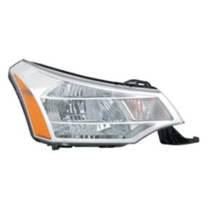 Head Lamp Passenger Side Ford Focus 2008-2011 (Bright Chrome Trim) Exclude 45210 Sedan Ses Model High Quality , FO2503244