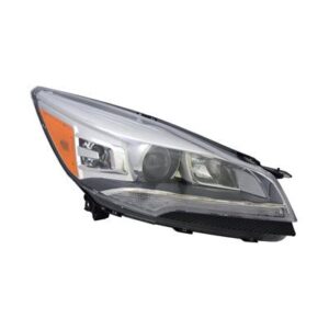 Head Lamp Passenger Side Ford Escape 2013-2016 Hid Type High Quality , FO2503311