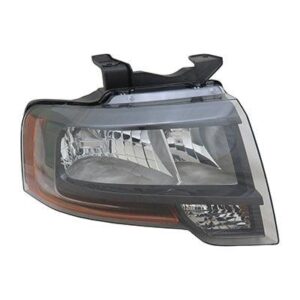 Head Lamp Passenger Side Ford Expedition 2015-2017 Reflector Type Black Out High Quality , FO2503333