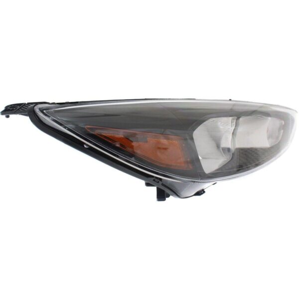 Head Lamp Passenger Side Ford Focus 2015-2018 Black Bezel Without Drl Without Led Sedan/ Hatchback High Quality , FO2503337 - Image 2