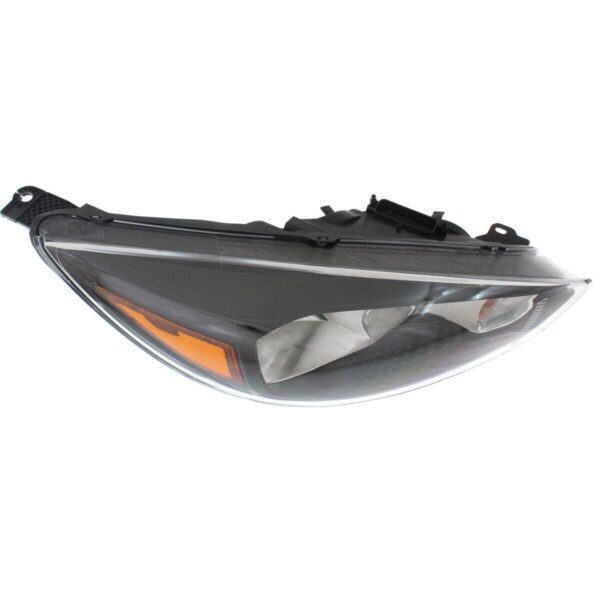 Head Lamp Passenger Side Ford Focus 2015-2018 Black Bezel Without Drl Without Led Sedan/ Hatchback High Quality , FO2503337 - Image 4