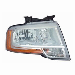 Head Lamp Passenger Side Ford Expedition 2015-2017 Without Projector/Complex Reflector Blackout High Quality , FO2503346