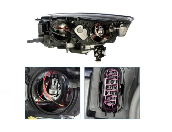 Head Lamp Passenger Side Ford Escape 2017-2019 Halogen With Led Signature Lamps High Quality , FO2503351 - Image 5